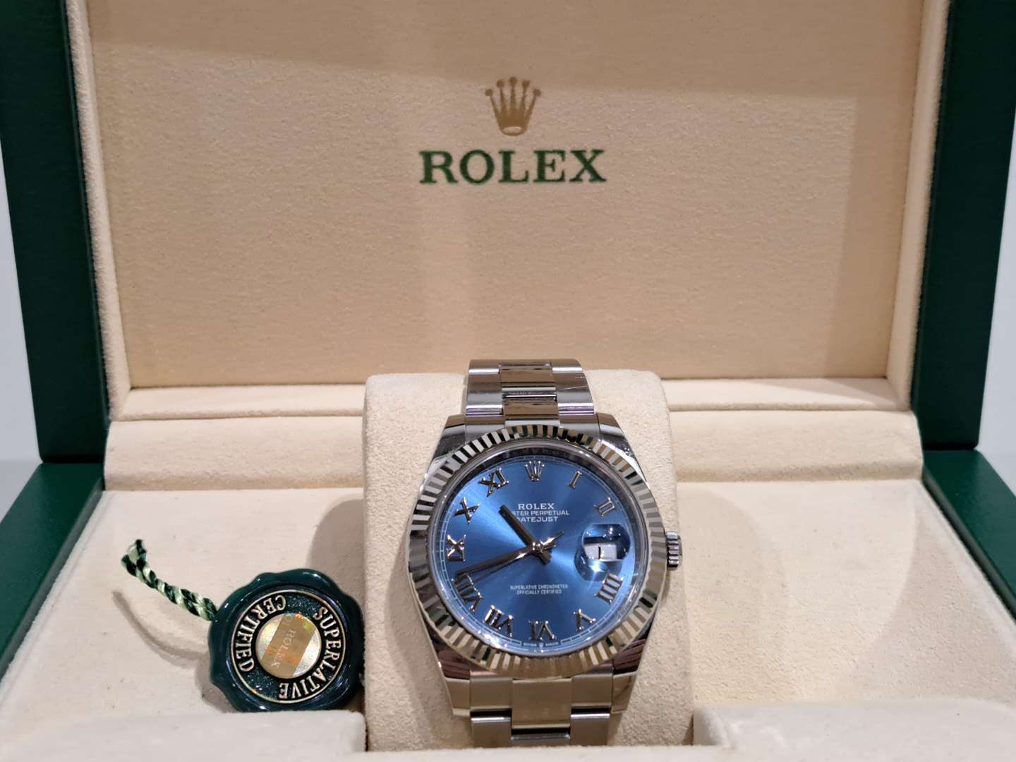 <p>2021 Rolex Datejust 41 watch</p>