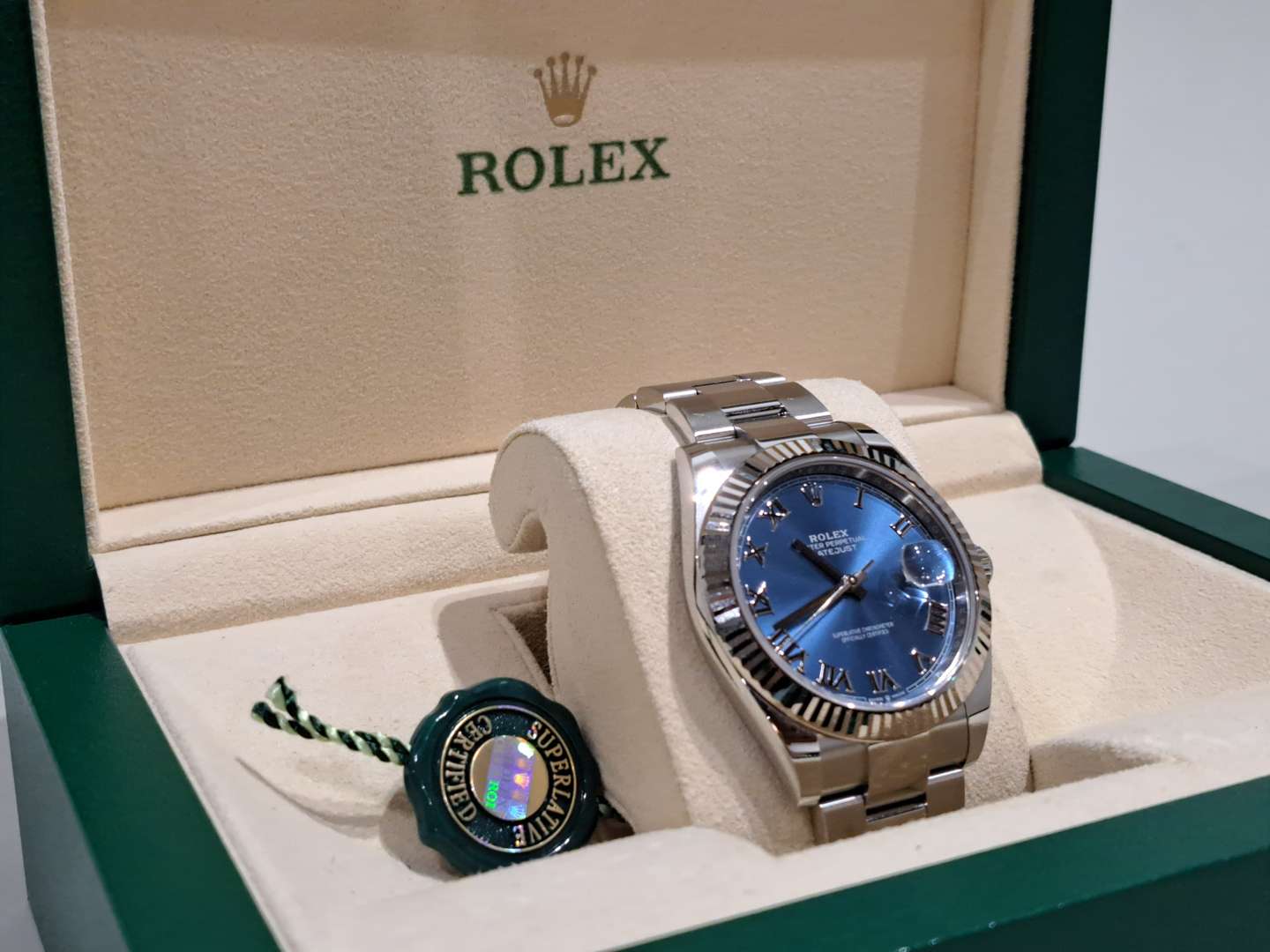 <p>2021 Rolex Datejust 41 watch</p>