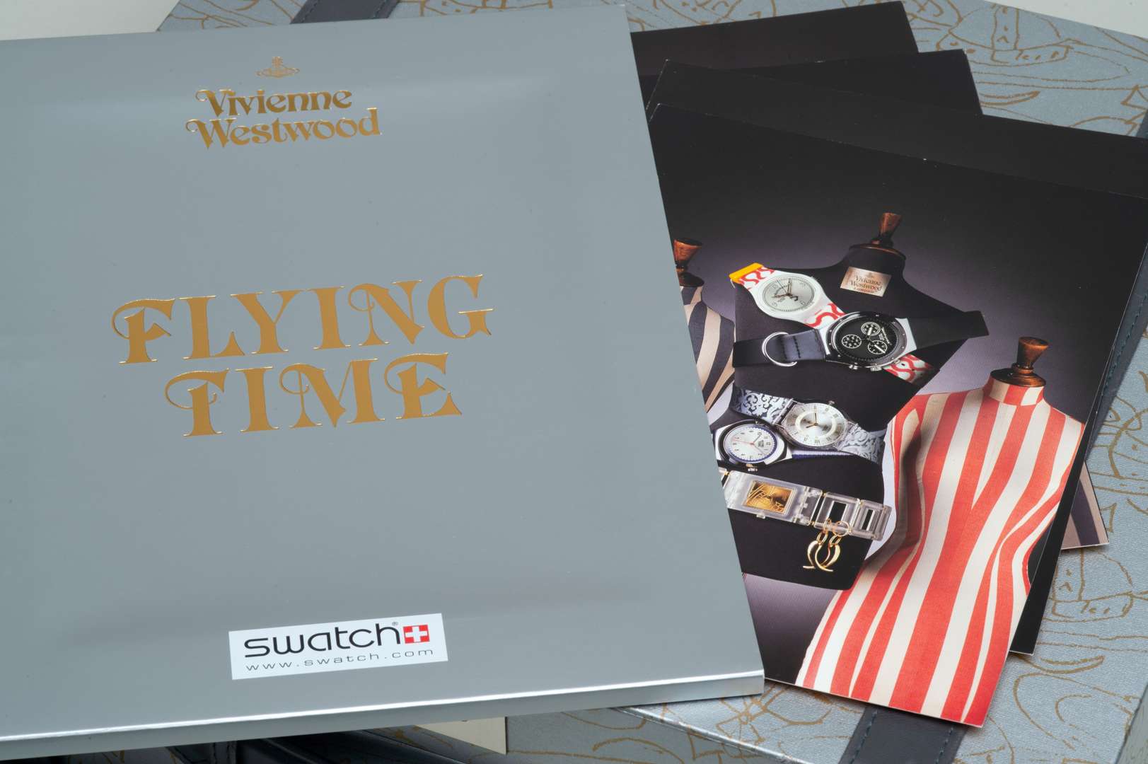 <p>Vivienne Westwood Swatch watch box set</p>