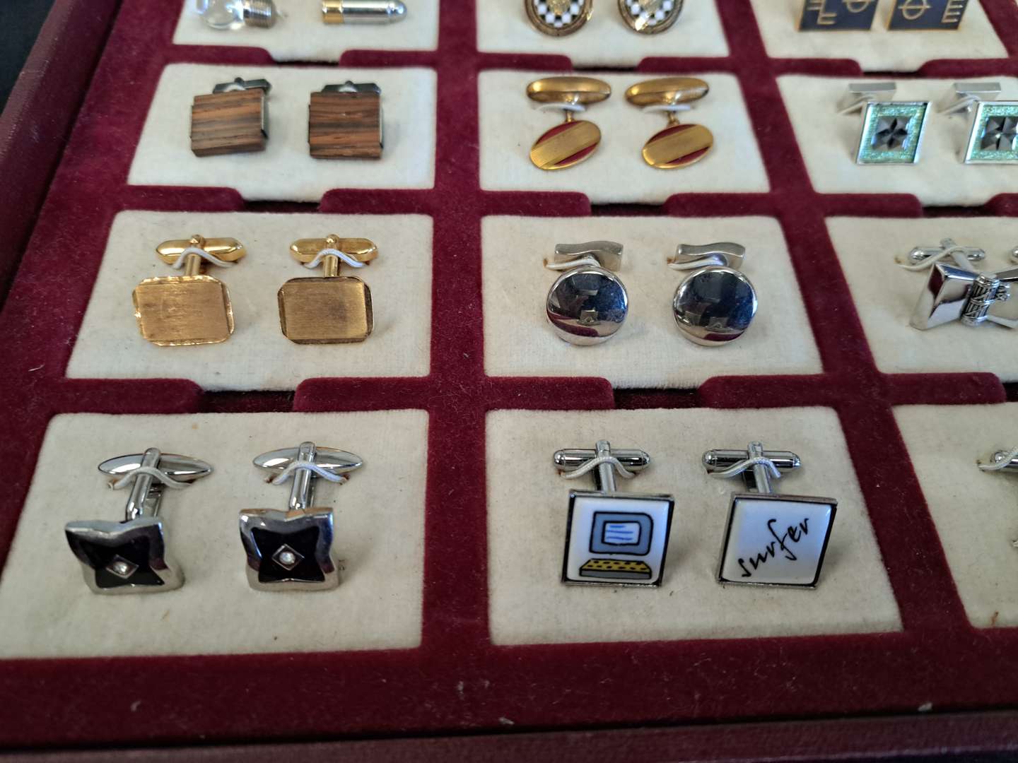 <p>A selection of cufflinks</p>