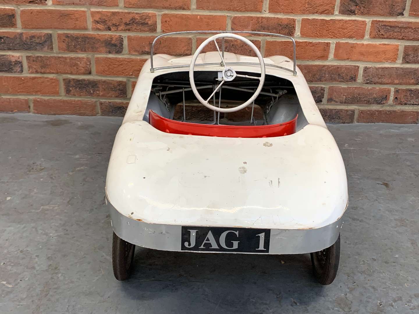 <p>E-Type Tin Plate Child's Pedal Car</p>