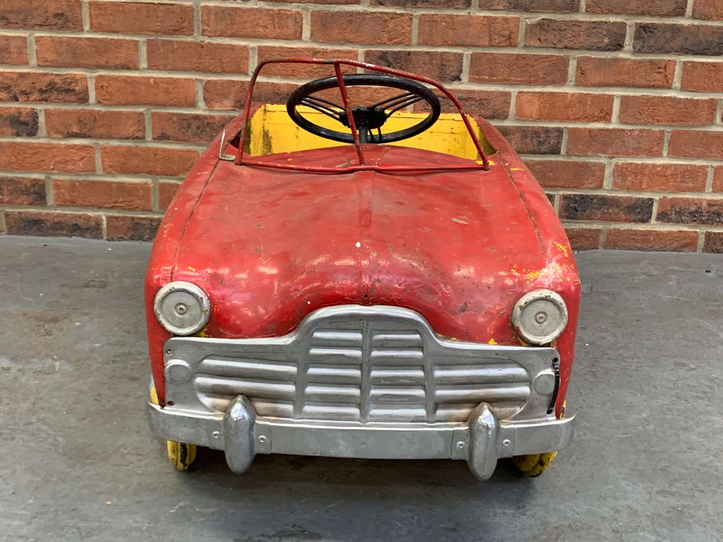 <p>Zephyr Tin Plate Child's Pedal Car</p>