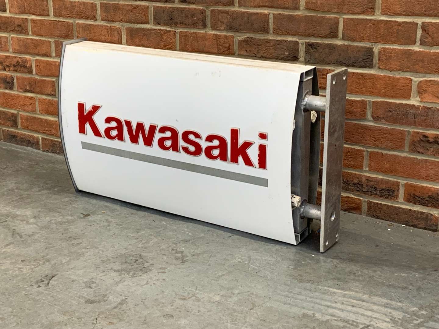 <p>Kawasaki Motorbike Dealership Sign</p>