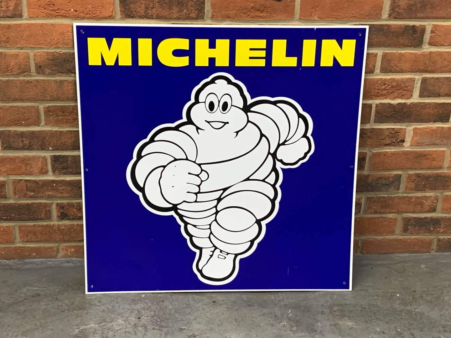 <p>Michelin Running Man Aluminium Sign</p>