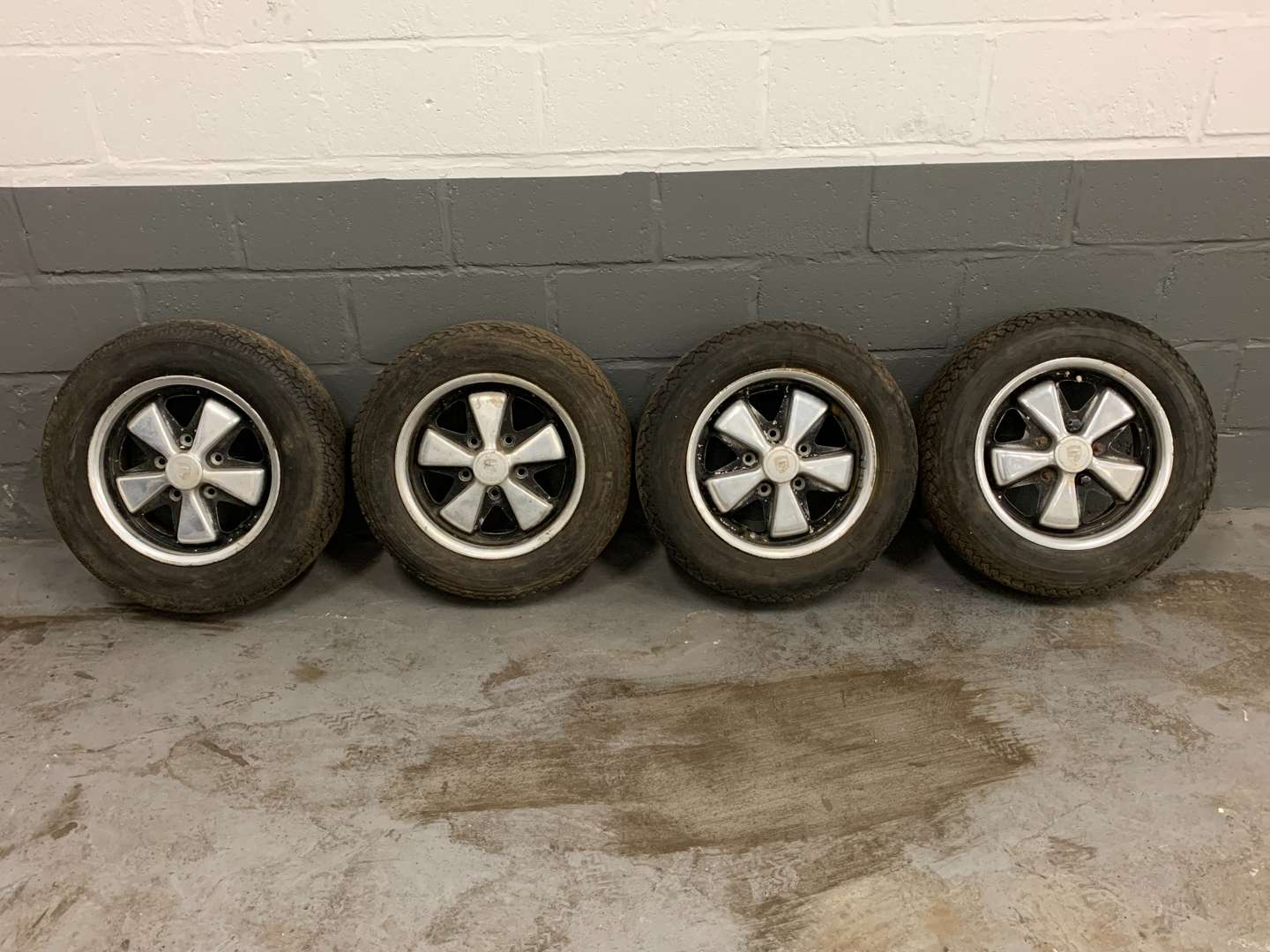 <p>Set of Four Porsche 911 Fuchs Wheels</p>