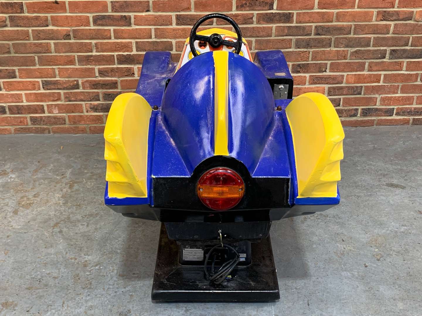 <p>Childs Coin Operated Race Car</p>