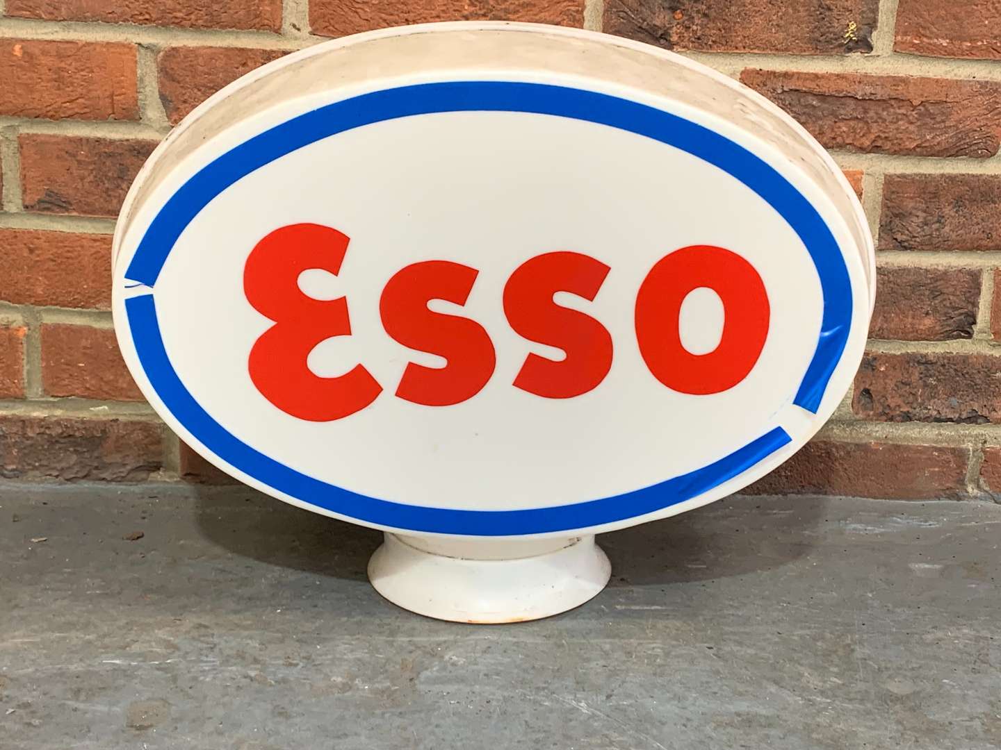 <p>Plastic Esso Petrol Globe</p>