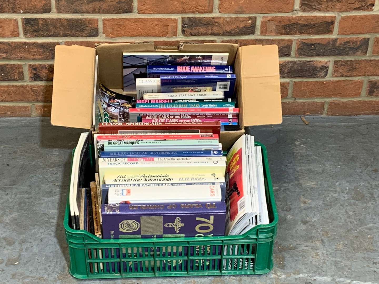 <p>Two Boxes of Motoring Books&nbsp;</p>