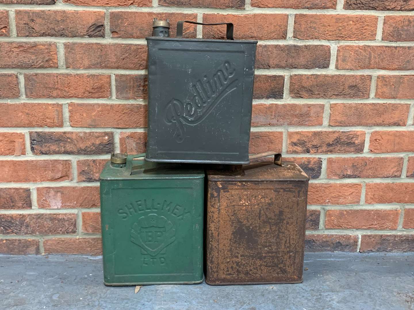 <p>Three, Two Gallon Fuel Cans&nbsp;</p>