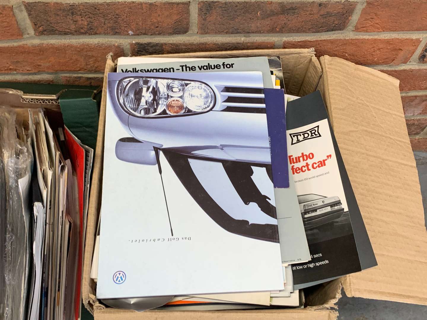 <p>Three Boxes of German Motoring Literature&nbsp;</p>