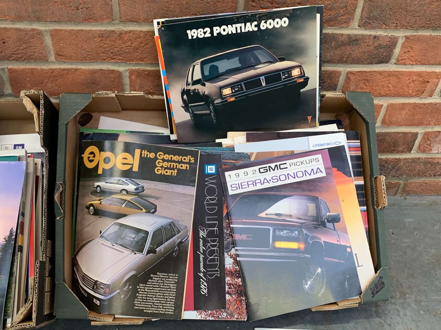 <p>Two Boxes of Mainly American Motoring Literature&nbsp;</p>