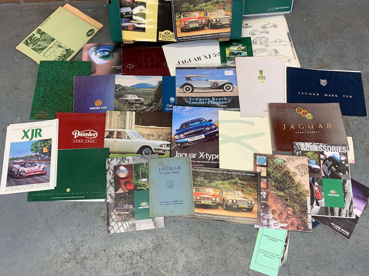 <p>Box of Mainly British Motoring Literature</p>