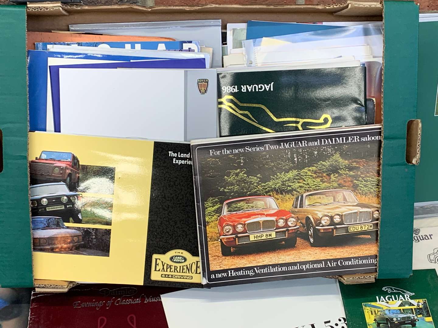 <p>Box of Mainly British Motoring Literature</p>