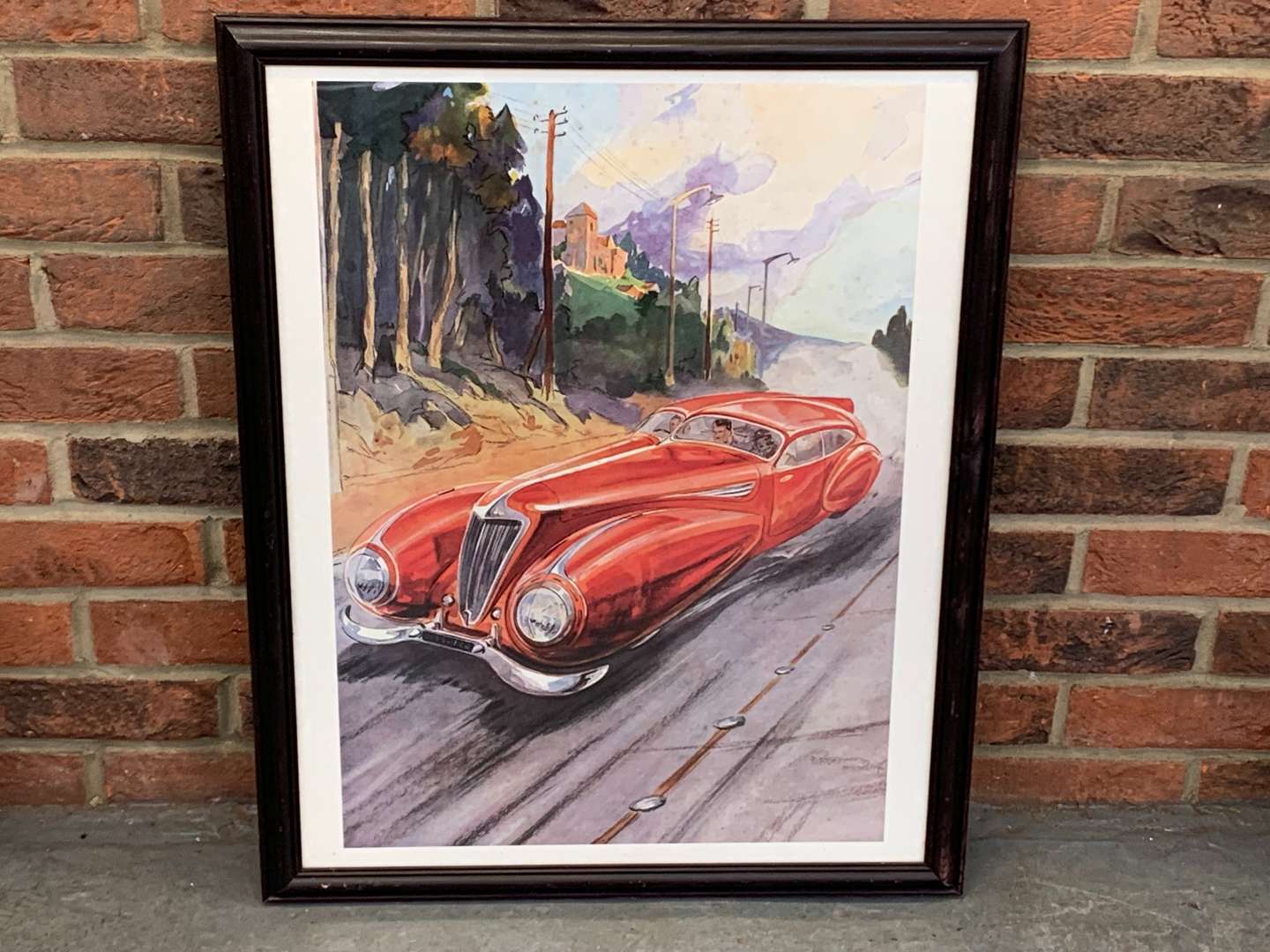 <p>Framed Delahaye Print</p>