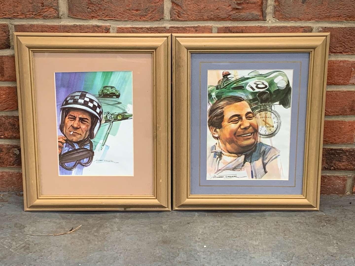 <p>Two Framed Michael Turner Prints</p>