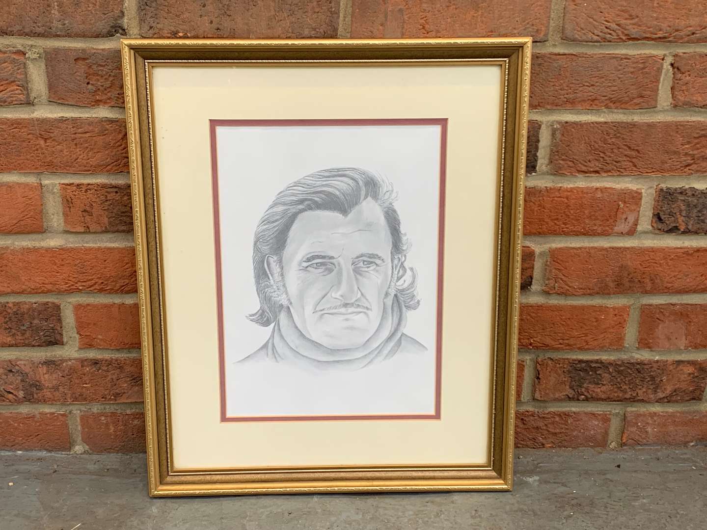 <p>Framed Graham Hill Pencil Sketch&nbsp;</p>