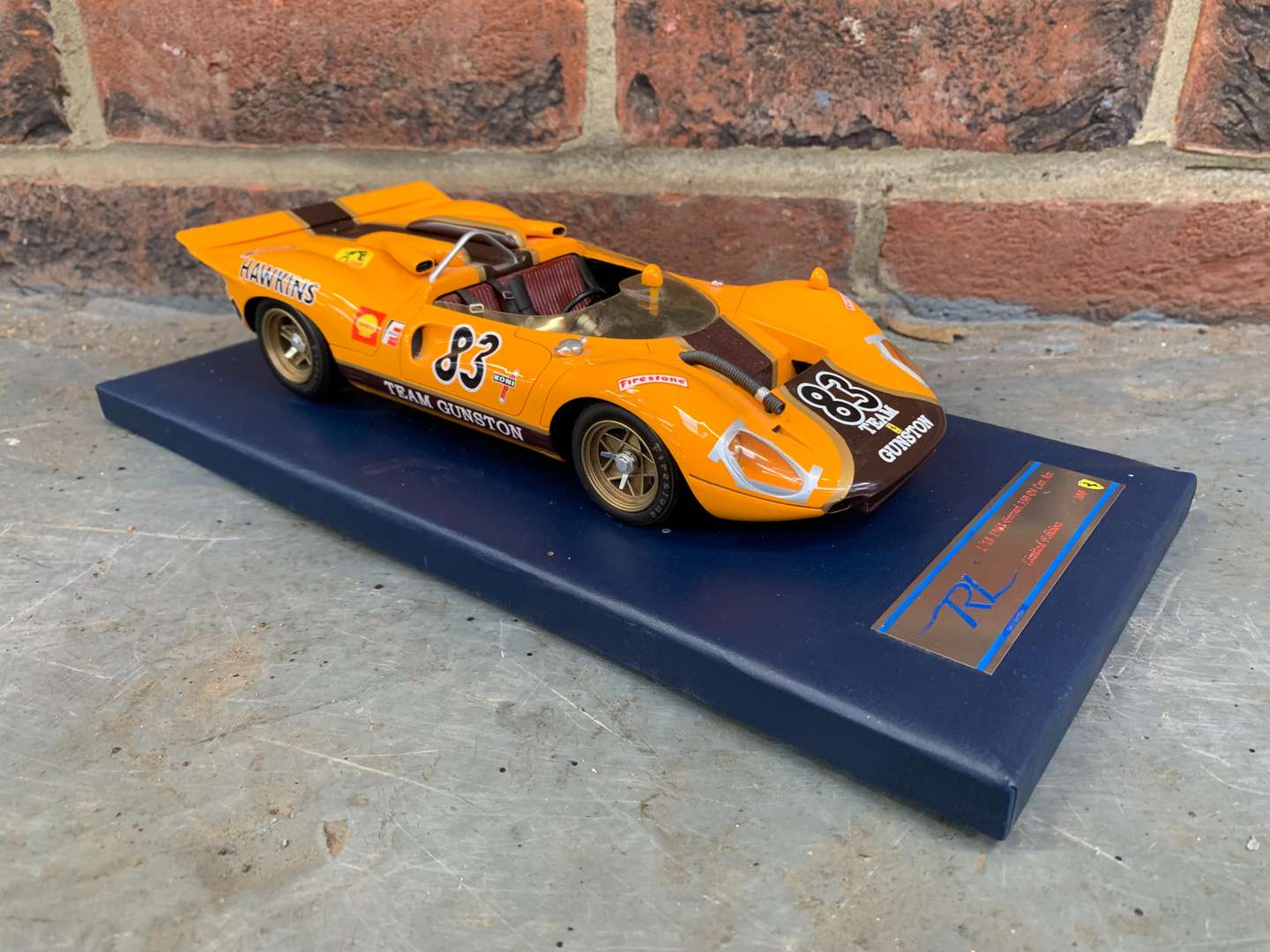 <p>Paul Hawkins 1968 GP 1:18 Scale Ferrari 350 Limited Edition Model Car</p>