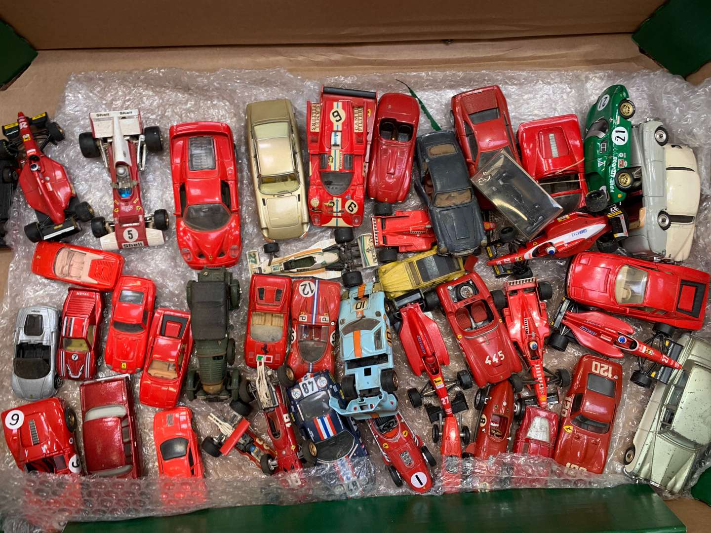 <p>Two Boxes Of Model Ferrari's&nbsp;</p>