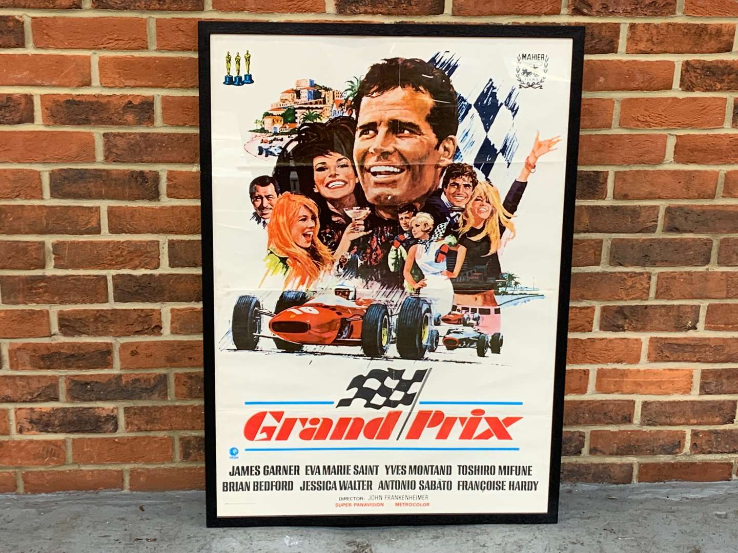 <p>Framed Original Grandprix Poster</p>