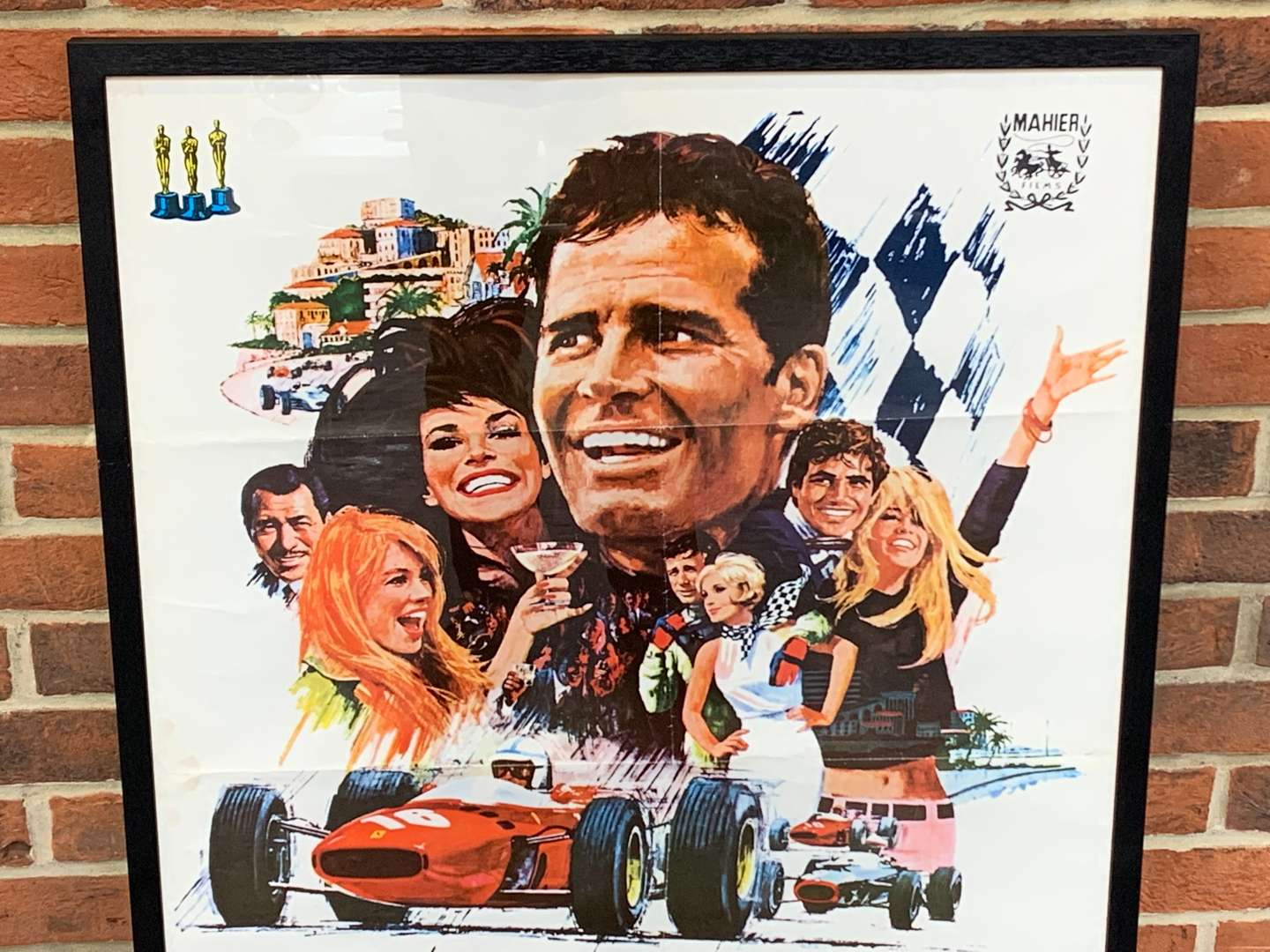 <p>Framed Original Grandprix Poster</p>