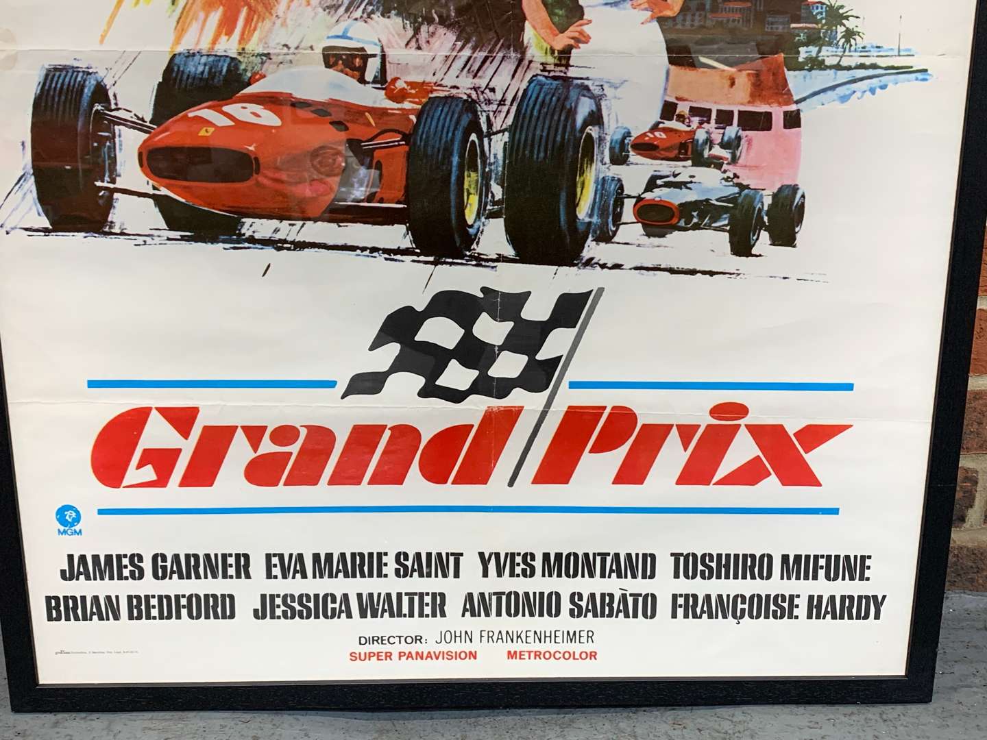 <p>Framed Original Grandprix Poster</p>