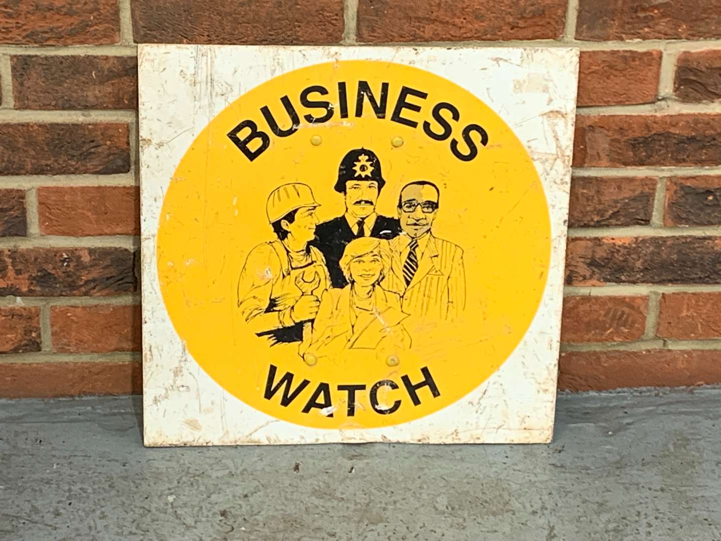 <p>Business Watch Aluminium Sign</p>