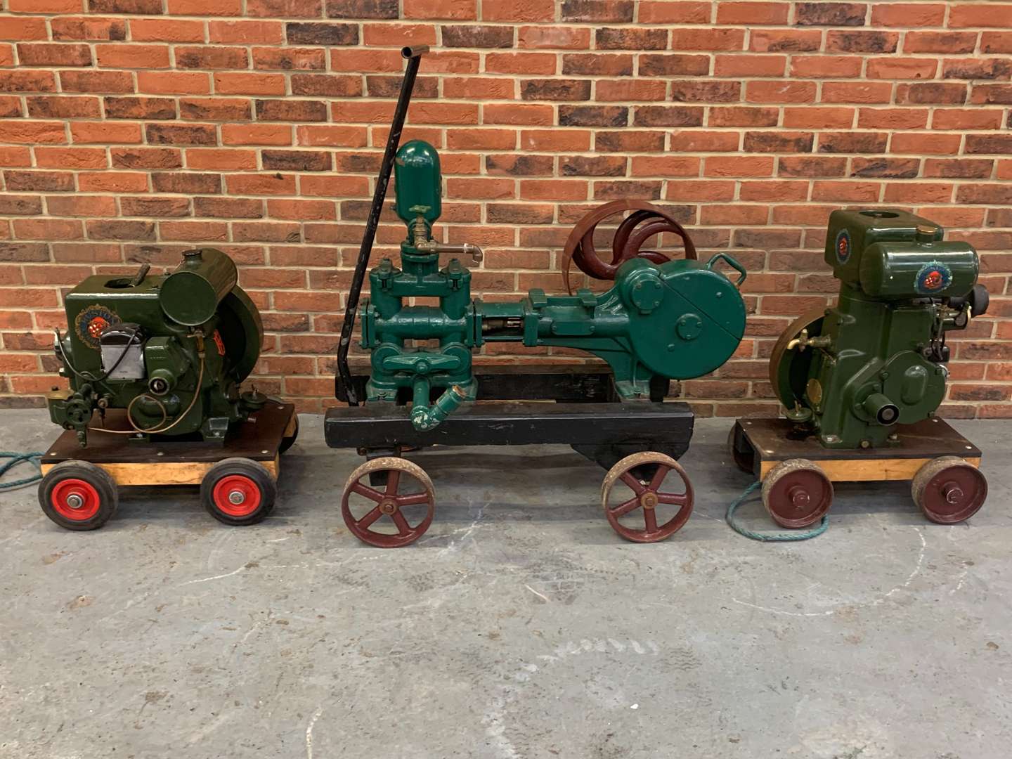 <p>Stationary Engine and two Ruston Hornsby Belt Driven Pumps (3)</p>