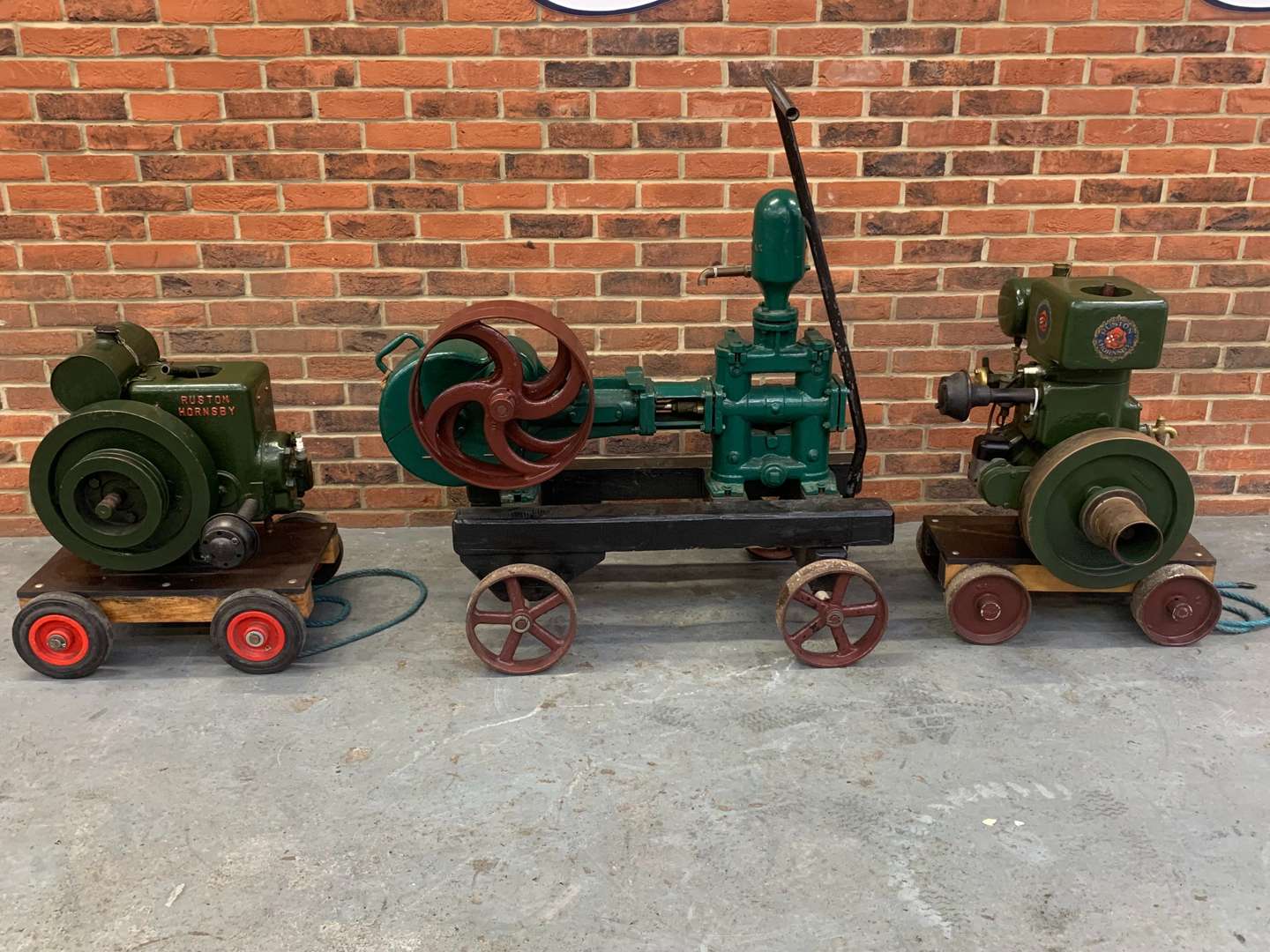 <p>Stationary Engine and two Ruston Hornsby Belt Driven Pumps (3)</p>