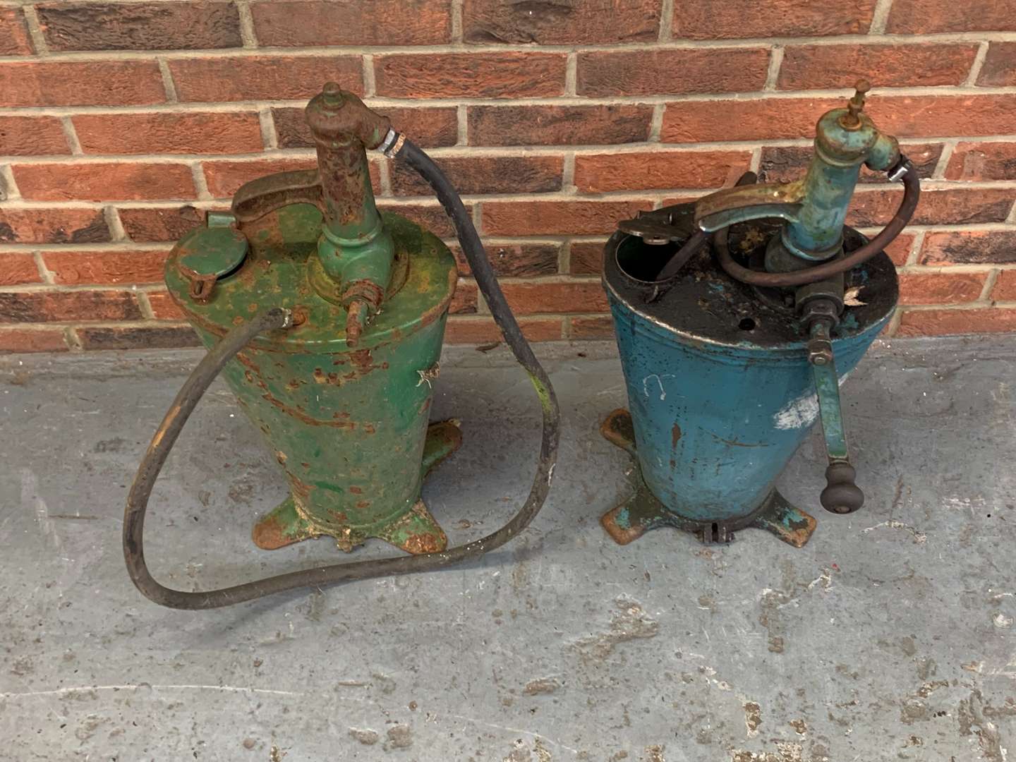 <p>Two Forecourt Oil Dispensers&nbsp;</p>