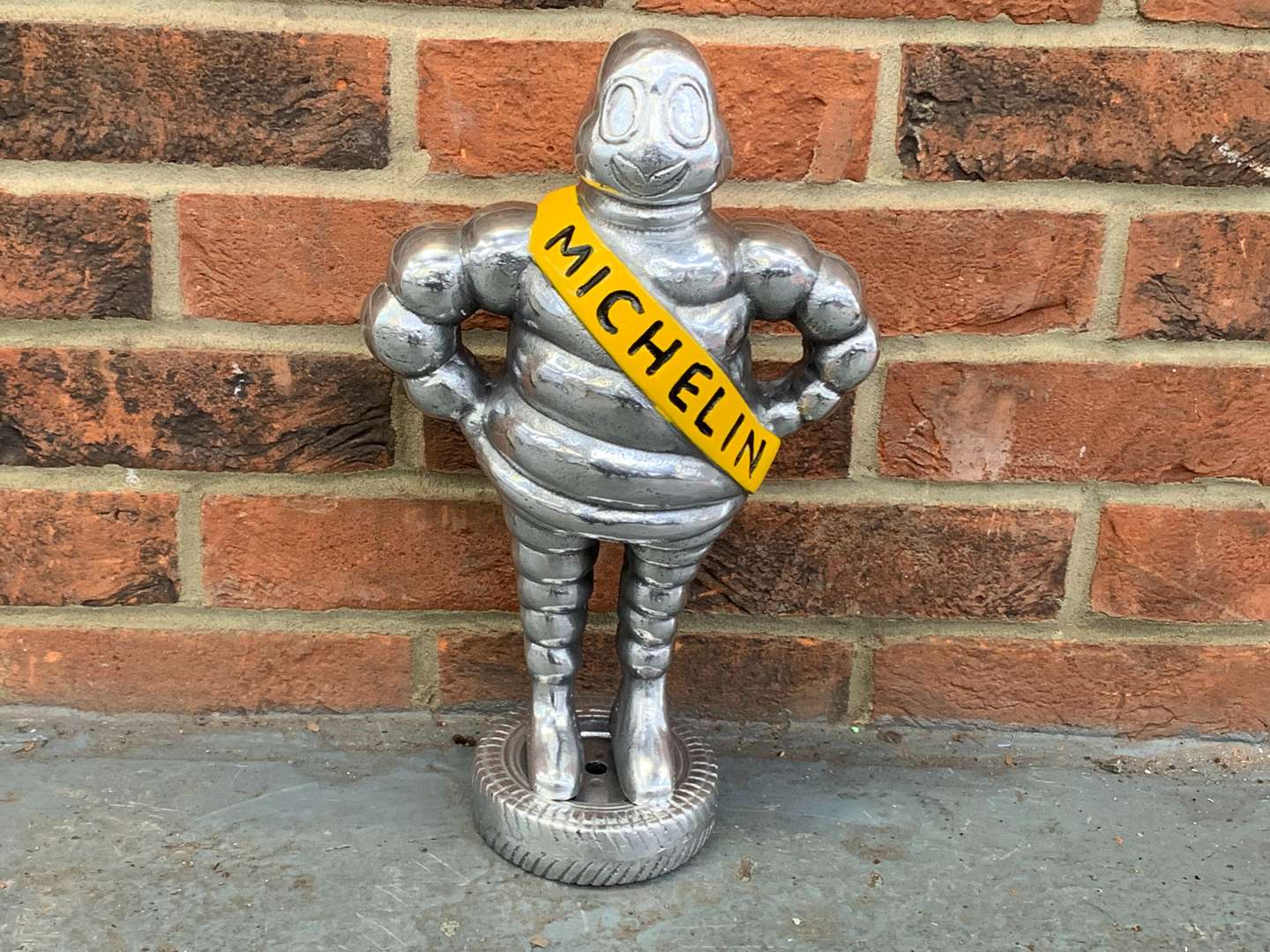 <p>Cast Aluminium Michelin Man</p>