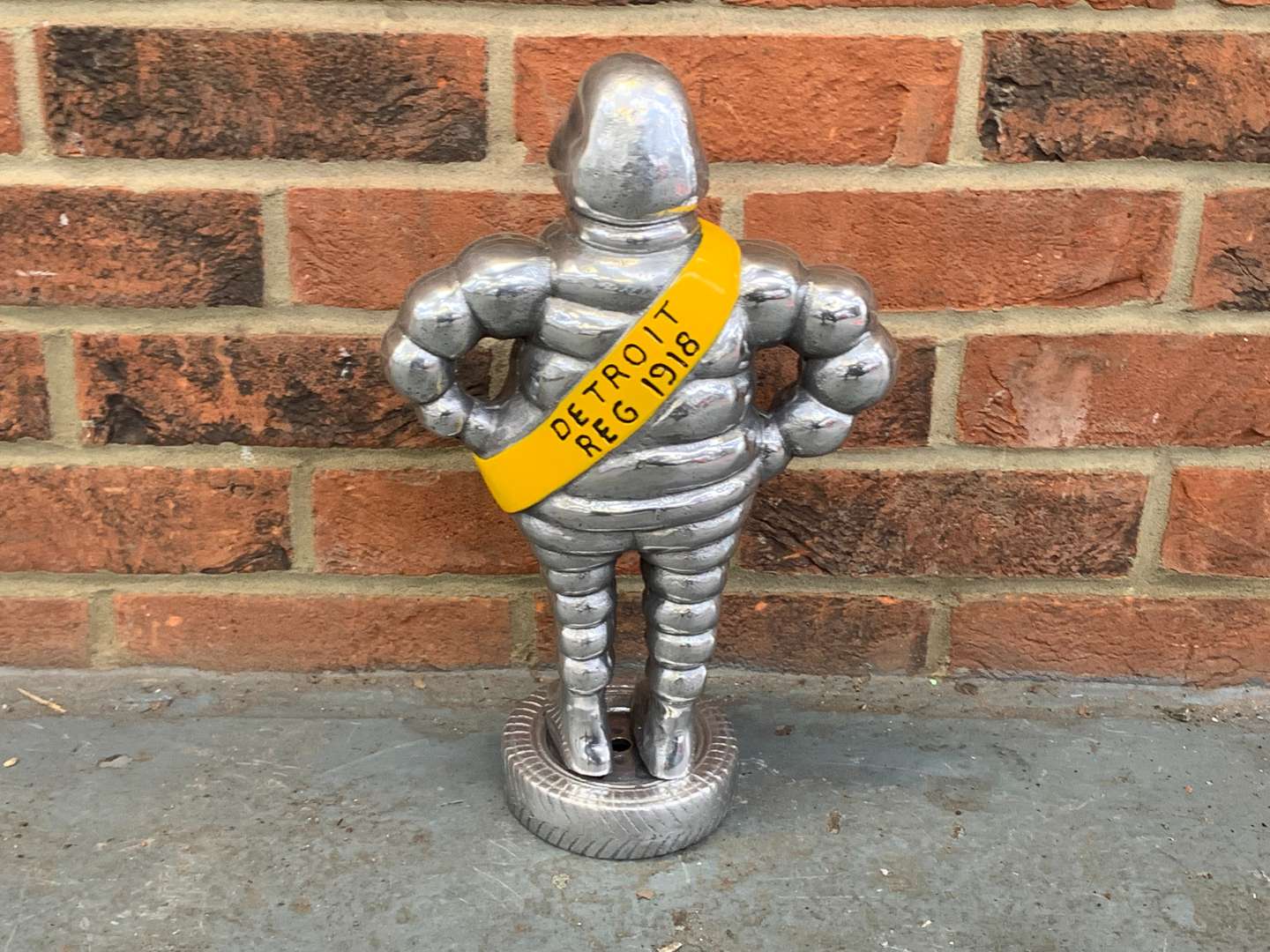 <p>Cast Aluminium Michelin Man</p>