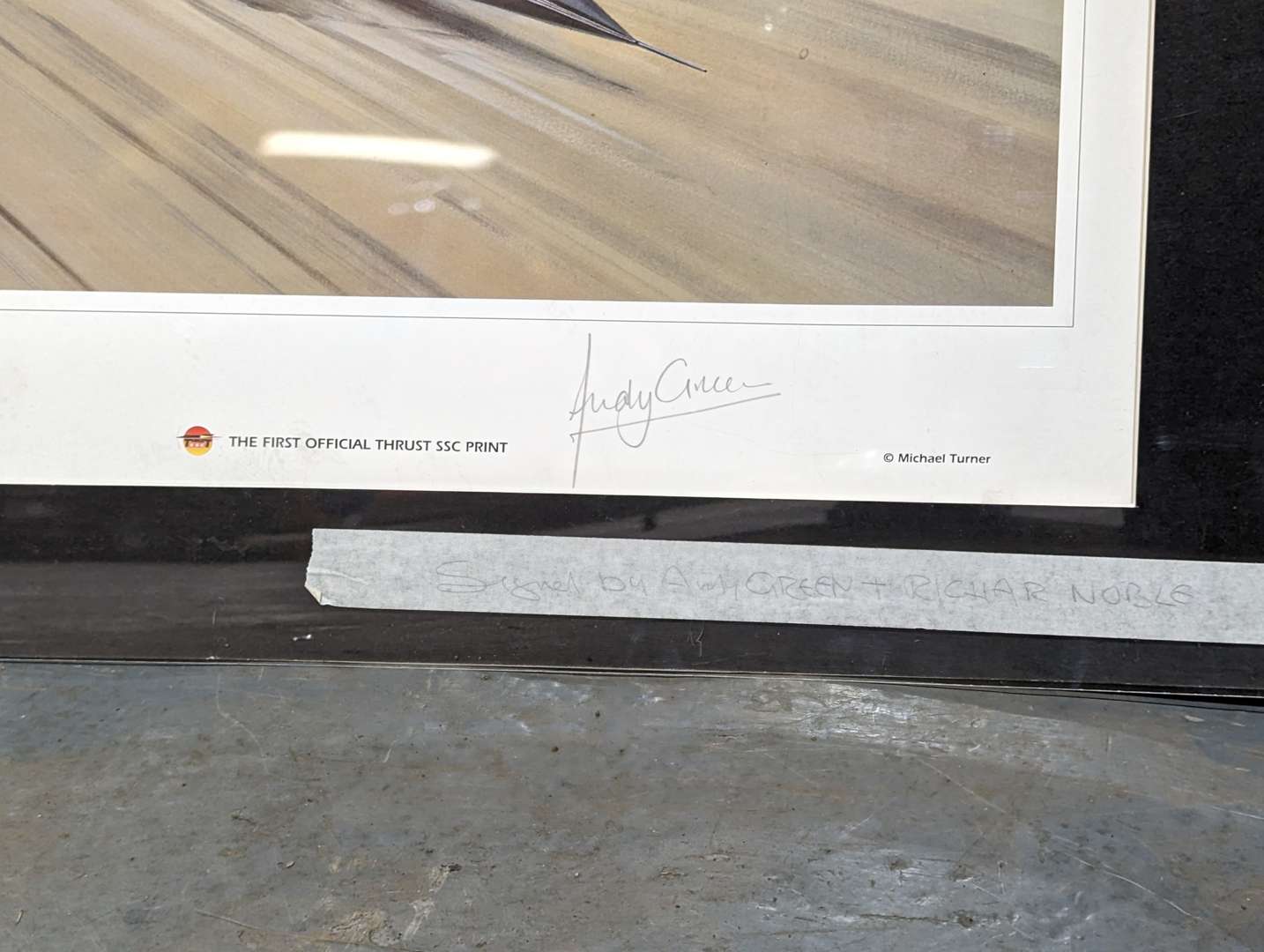 <p>Micheal Turner Signed Print</p>