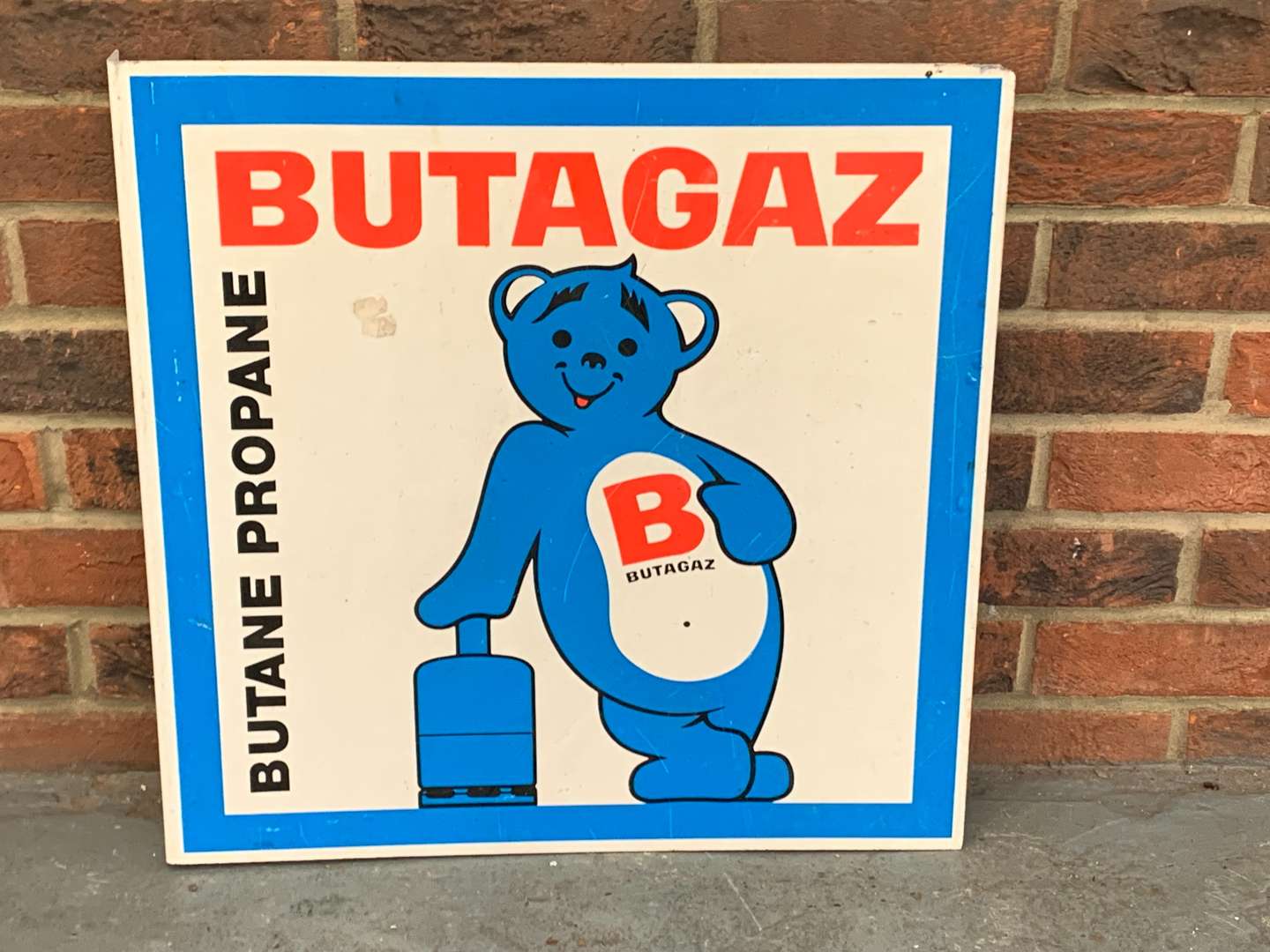 <p>Butagaz Aluminium Flange Sign</p>