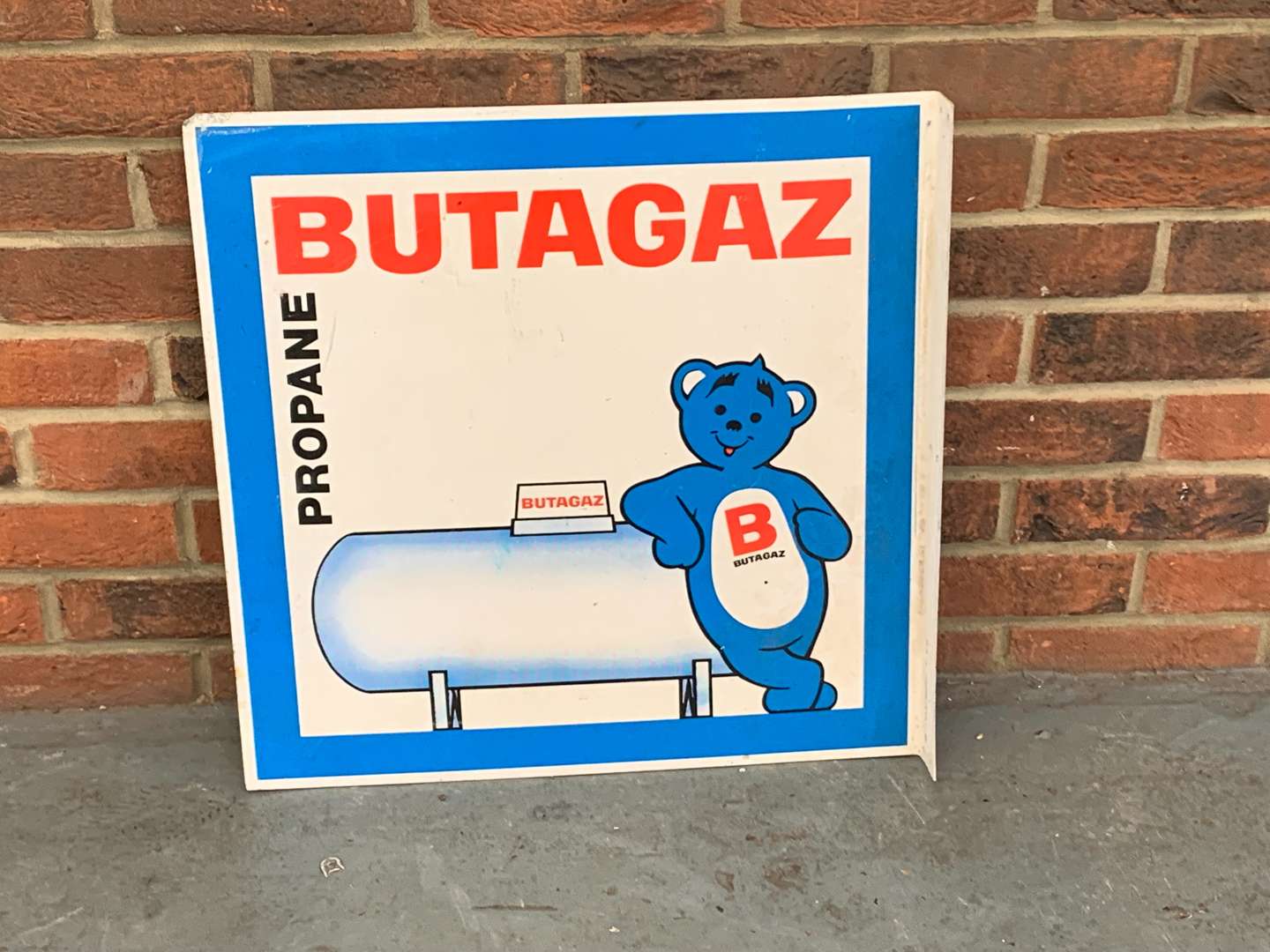 <p>Butagaz Aluminium Flange Sign</p>