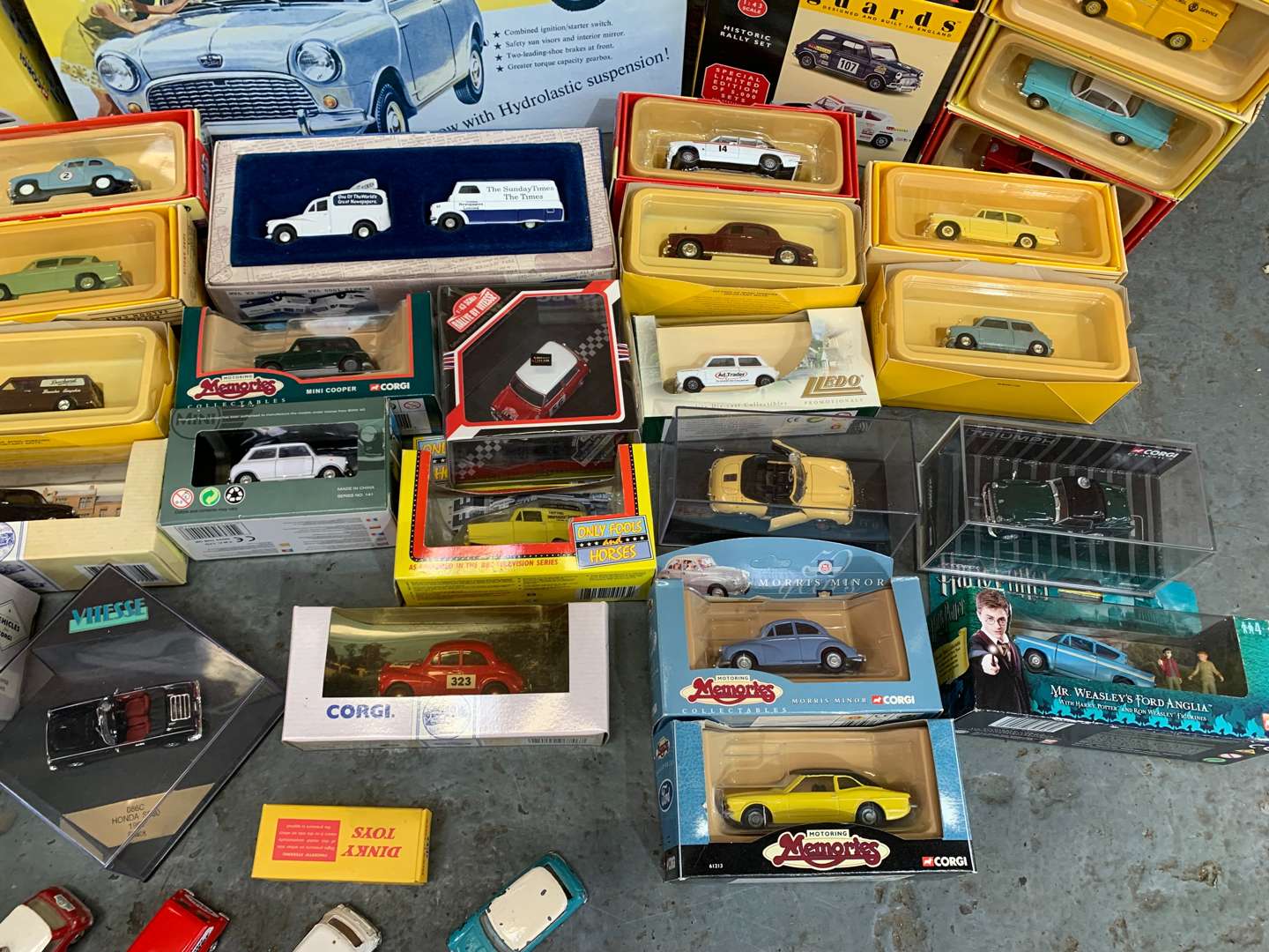 <p>Quantity of Boxed Model Cars</p>