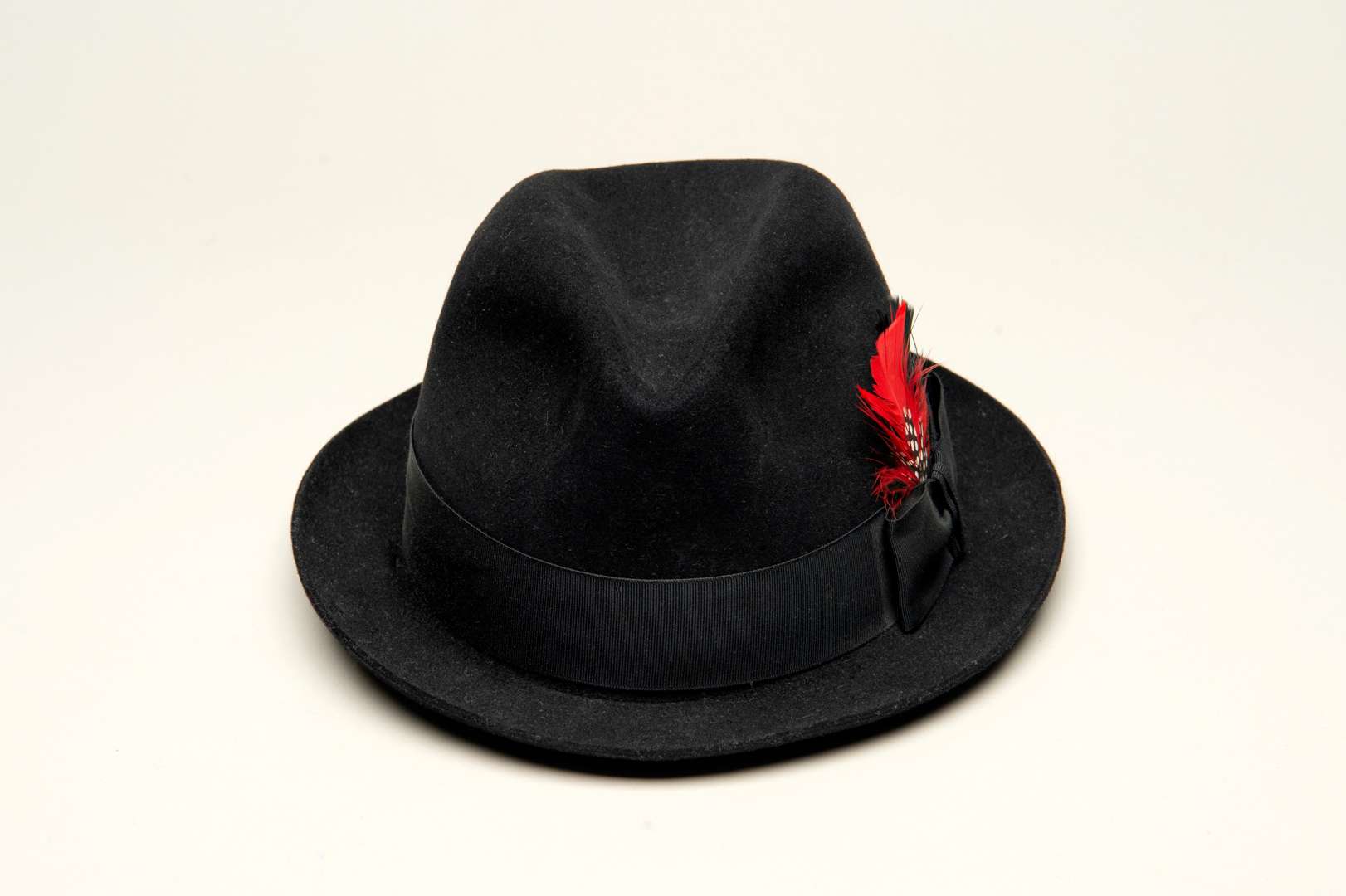 <p>CHRISTYS', a black felt Trilby hat</p>