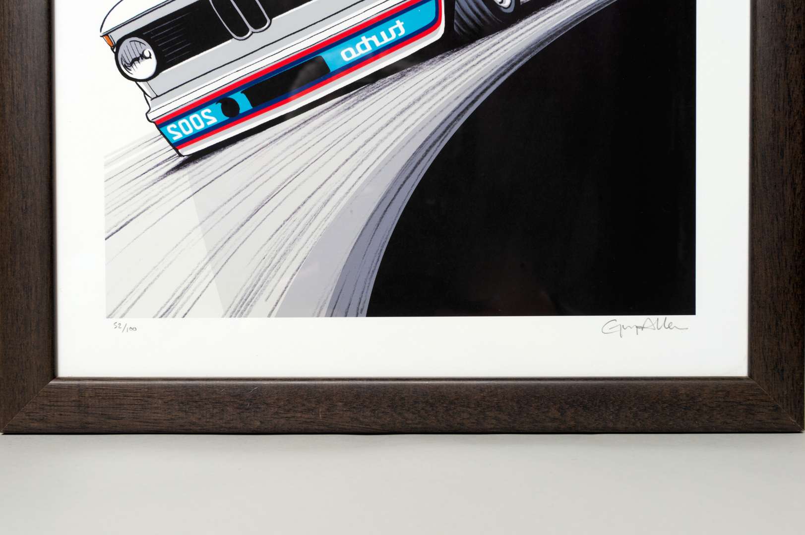 <p>GUY ALLEN, 3 x limited edition prints, “Muira”, “Carrera RS", “BMW 2002 Turbo”,</p>