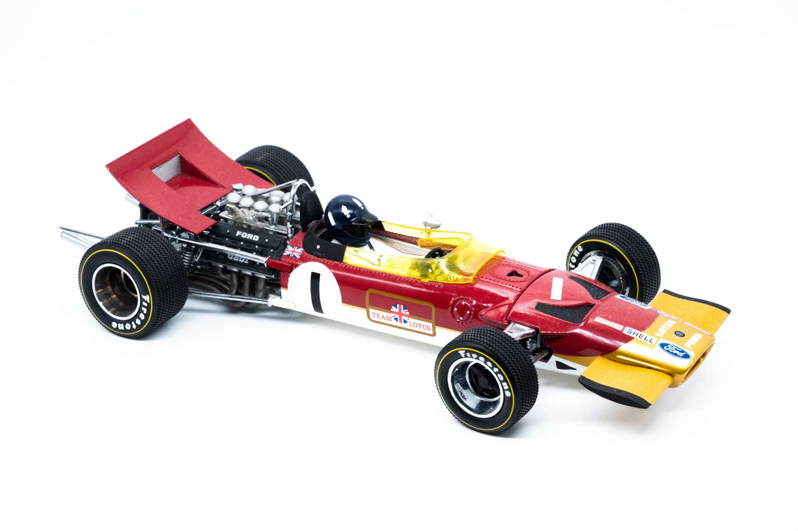 <p>A collection of 5 various Team Lotus models</p>