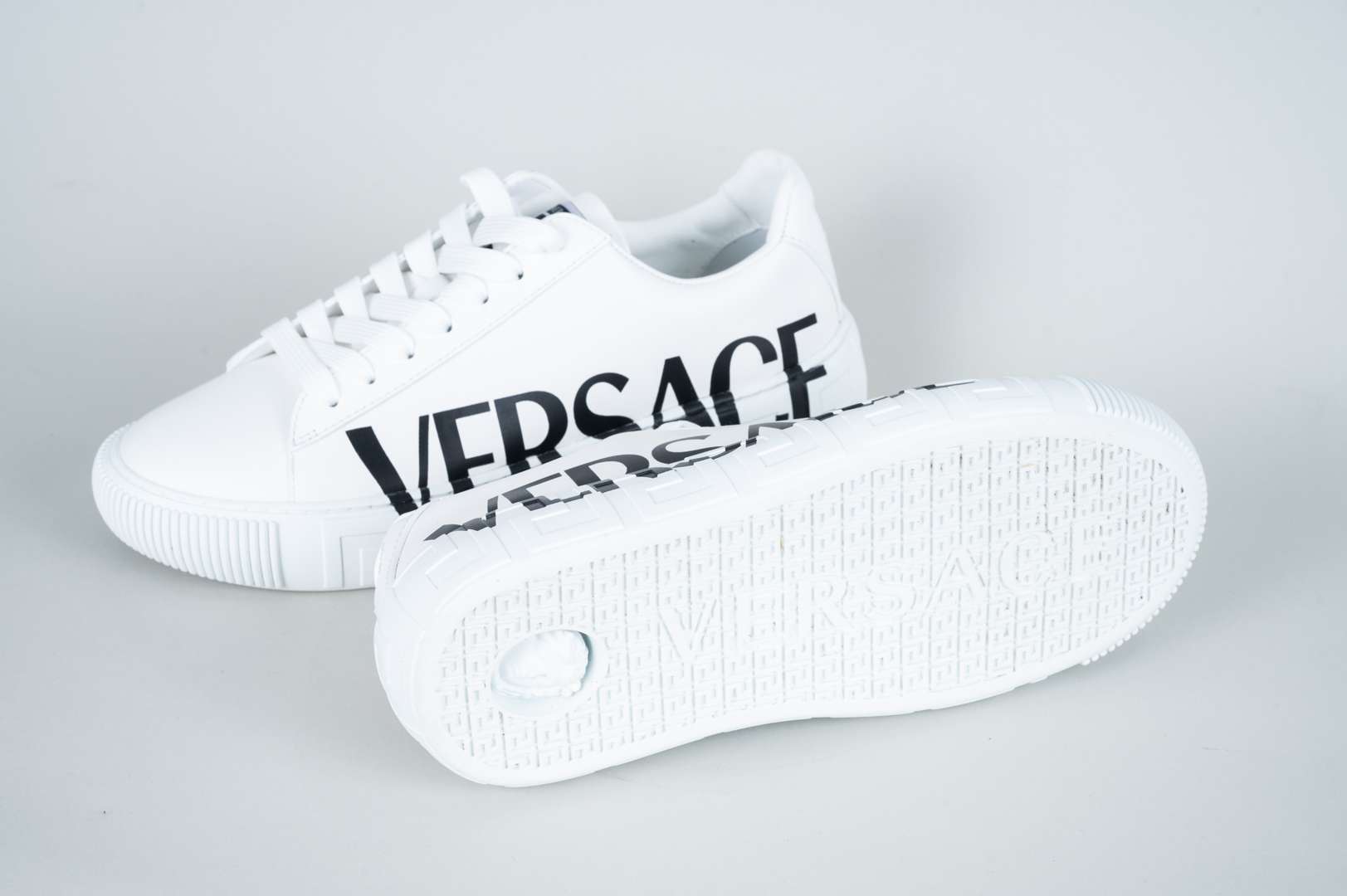 <p>VERSACE, a pair of Greca trainers</p>