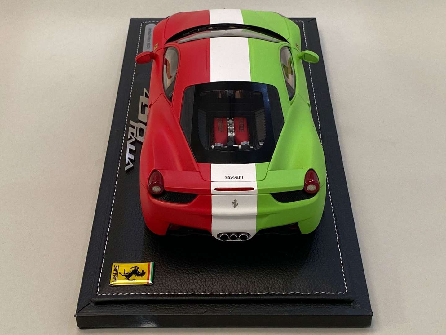 <p>BBR, FERRARI, 458 Italia, Italian Flag, 1:18</p>