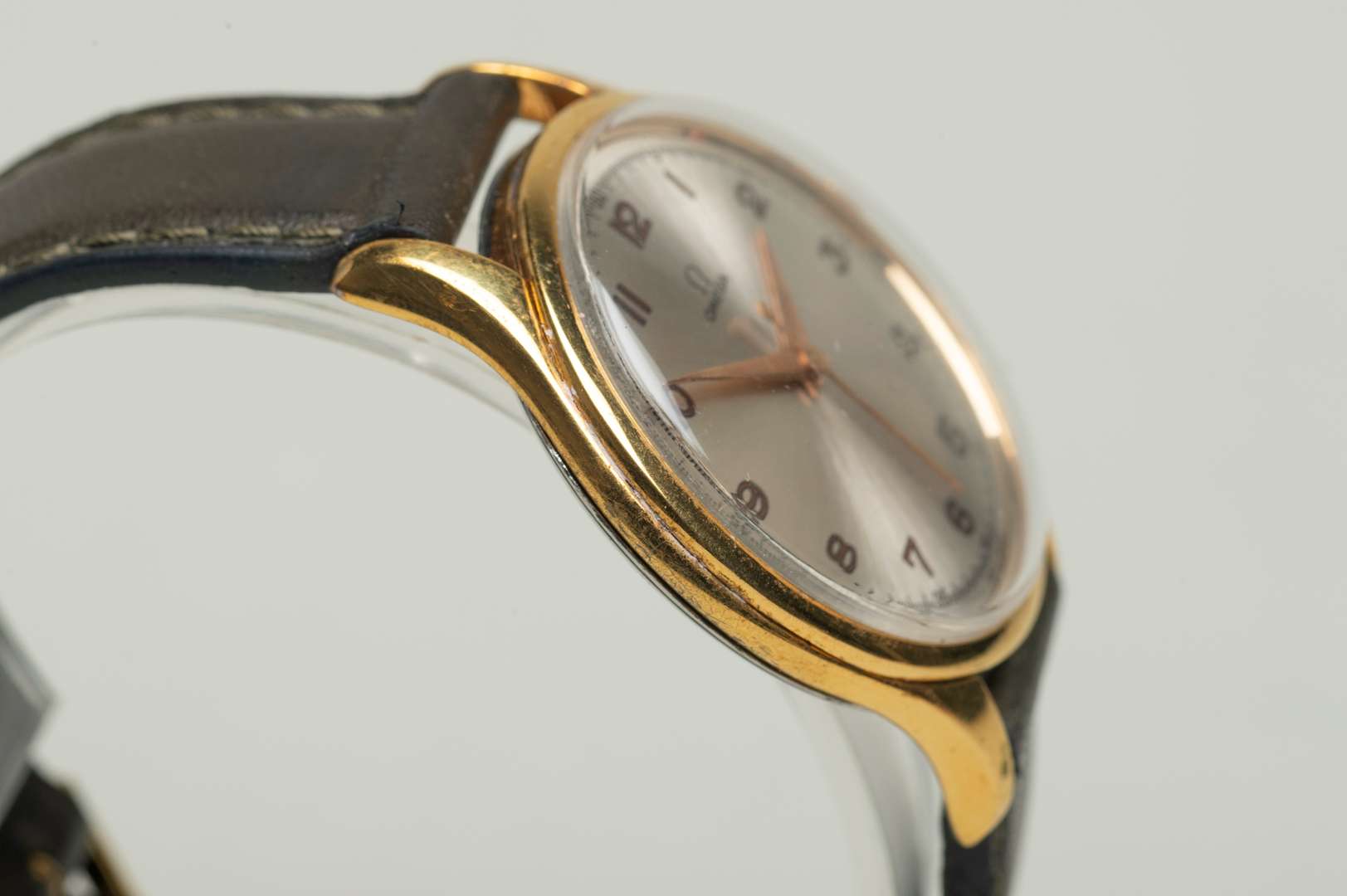 <p>OMEGA, a second half of the 20th century gold plated, centre seconds wristwatch.</p>