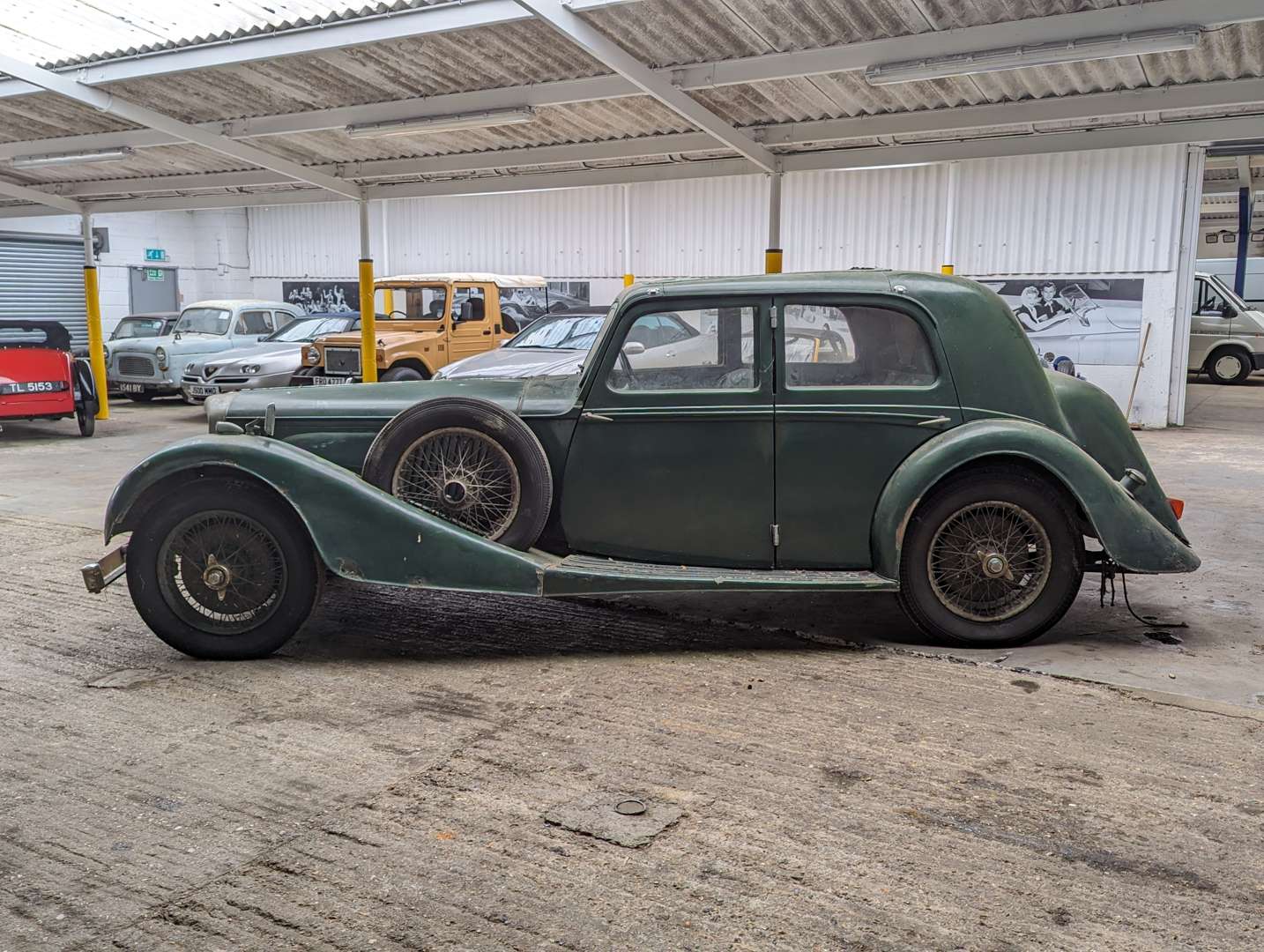 <p>1936 ALVIS SPEED 25 CHARLESWORTH SALOON&nbsp;</p>