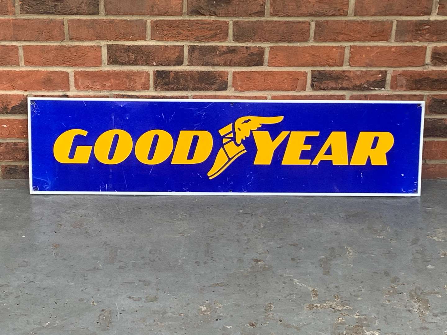 <p>Goodyear Aluminium Sign</p>