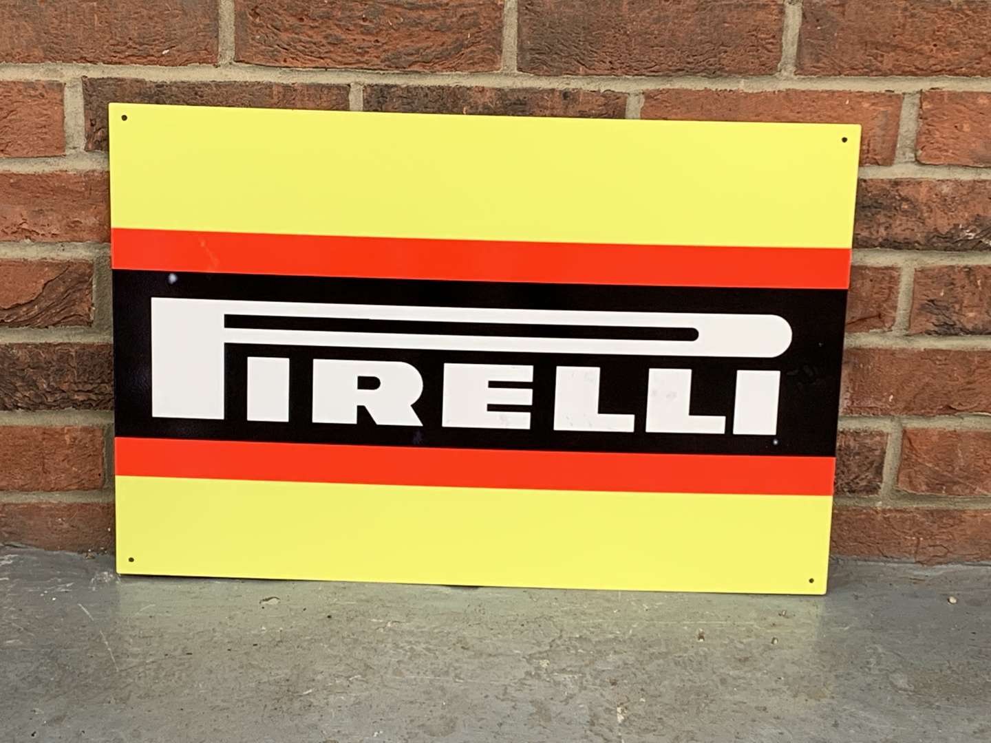 <p>Pirelli Metal Sign</p>