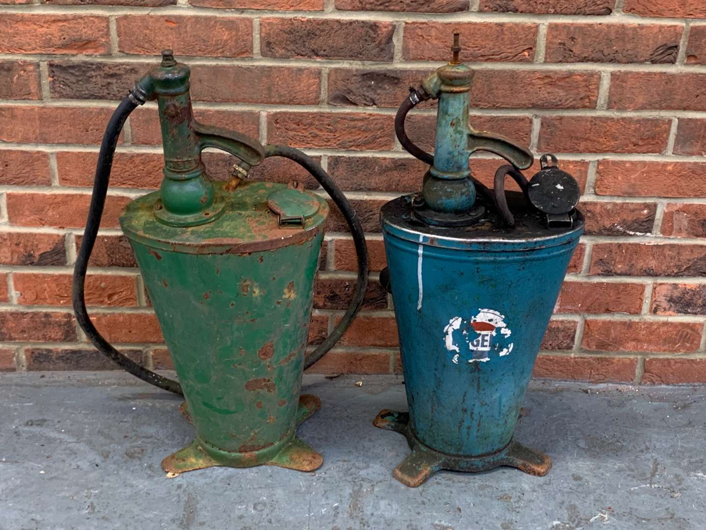 <p>Two Forecourt Oil Dispensers&nbsp;</p>