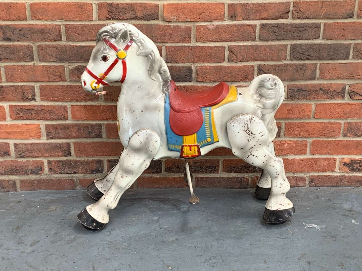 <p>MOBO Tin Plate Child's Ride On Horse</p>