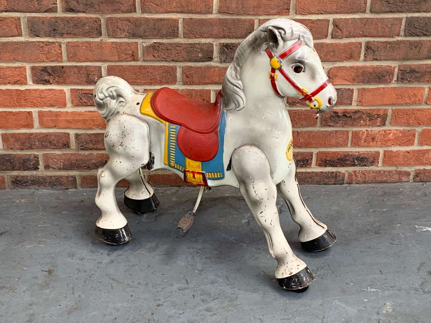 <p>MOBO Tin Plate Child's Ride On Horse</p>