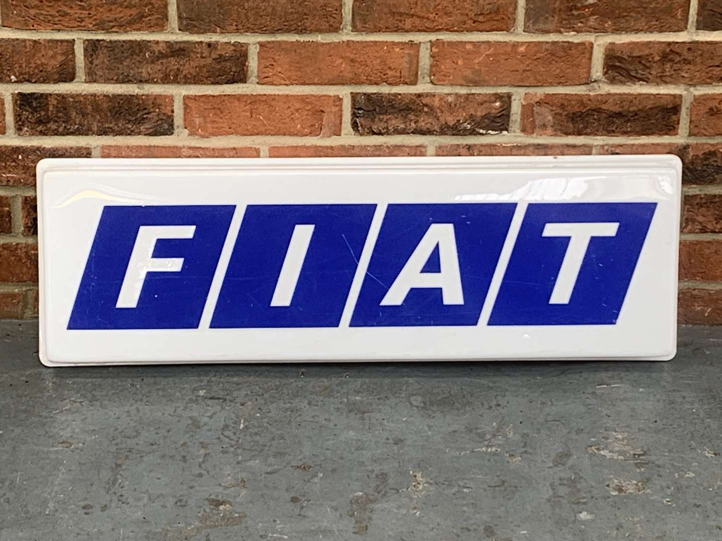 <p>Fiat Perspex Sign</p>