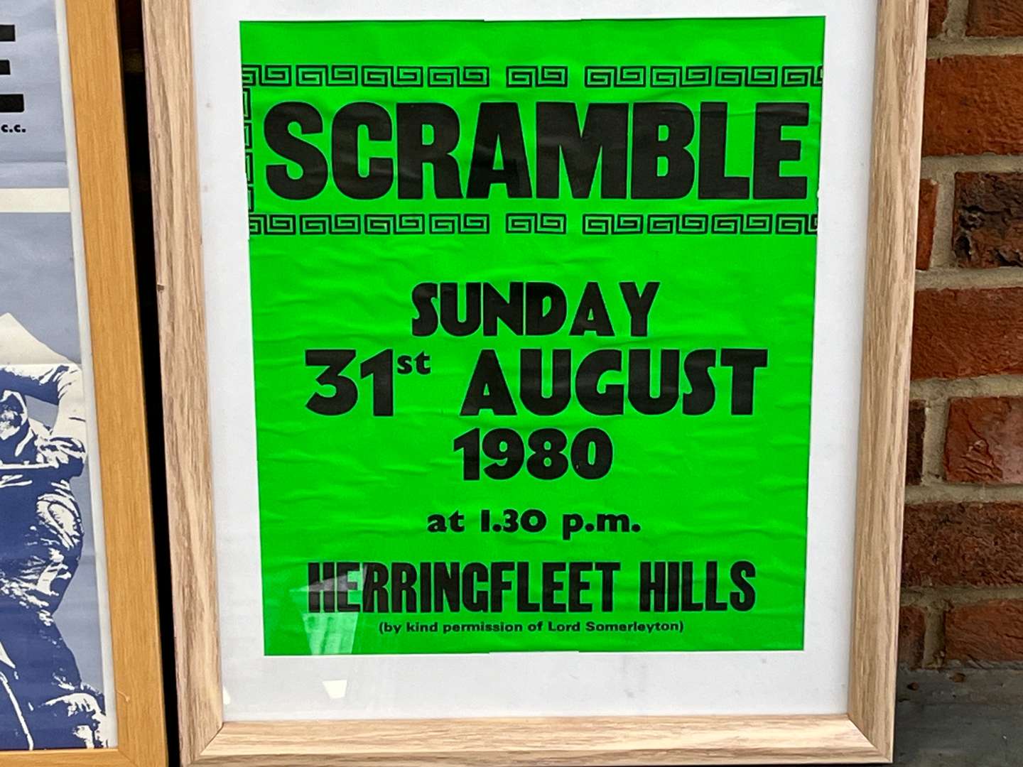 <p>Five Framed Norwich Vikings Scrambler Posters</p>