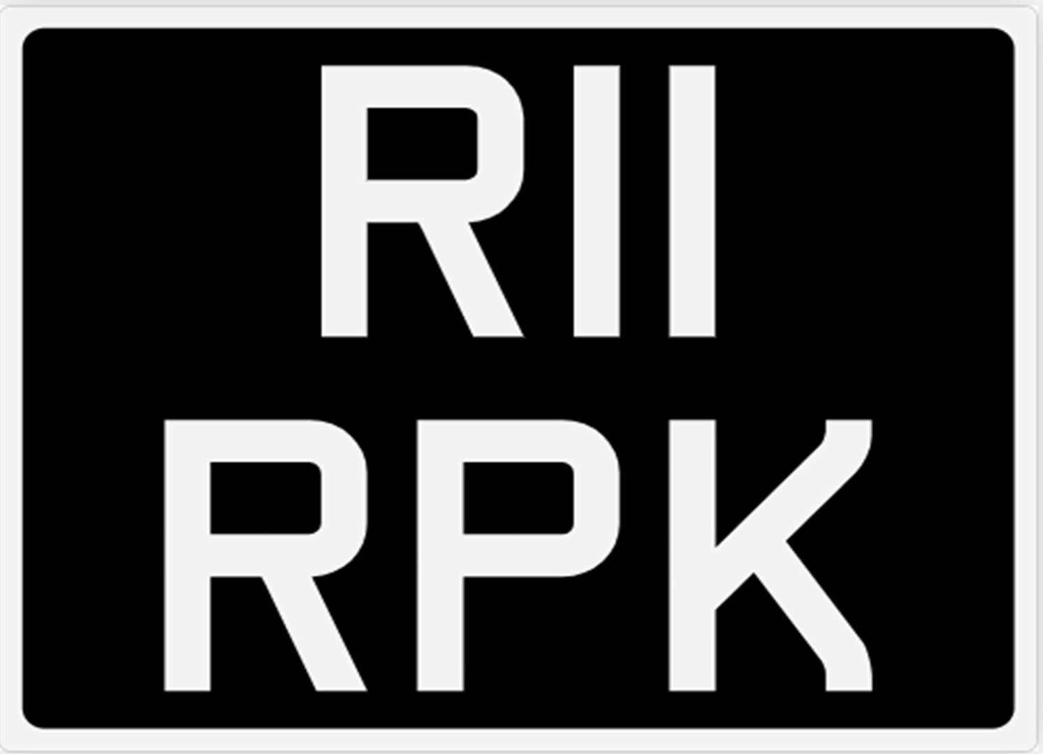 <p>&nbsp; R11 RPK Registration Number</p>